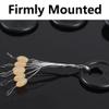 100PCS Fishing Rubber Bobber Beads Stopper Float Sinker Stops for Fishing Line Slicone Weight Stopper Freshwater Saltwater Fishing Tackle Accessories (Large) view 4
