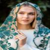 Maria Veils Catholic Mantilla Mass Infinity Veil Church Lace Veil Spanish Chapel Mass Head Covering Veil Long (Green) view 3