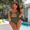 Blooming Jelly Womens One Piece Swimsuit Tummy Control Bathing Suit 2026 Sexy Slimming Flattering Cute Cheeky High Cut Out Ladies Swimwear (X-Large, Army Green) view 2