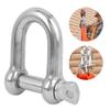 Topyond D-Shape Shackle Stainless Steel Designed for Outdoor Chains and Wire Rope Lifting, M18 Size for Secure and Reliable Connections view 2