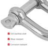 Topyond D-Shape Shackle Stainless Steel Designed for Outdoor Chains and Wire Rope Lifting, M18 Size for Secure and Reliable Connections view 4