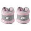 1 Pair Ankle Weights for Men Women, Wrist Weights Leg Weights Sandbags Kids Arm Hand Weights for Yoga, Walking, Running, Aerobics, Gym(2kg*2) view 1
