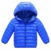 Blue Small And Medium Sized Boys And Girls Warm Cotton Padded Jacket Autumn And Winter Children's (Blue, 9-10Years) view 1