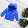 Blue Small And Medium Sized Boys And Girls Warm Cotton Padded Jacket Autumn And Winter Children's (Blue, 9-10Years) view 2