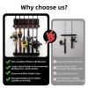 2 Pack Vertical Fishing Rod Holder for Garage, BETTER LEADER Fishing Pole Holders- Holds Up to 12 Rods or Combos, Wall Mount Fishing Pole Rack, Fits Most Rods of Diameter 3-19mm, Fishing Gifts for Men view 4