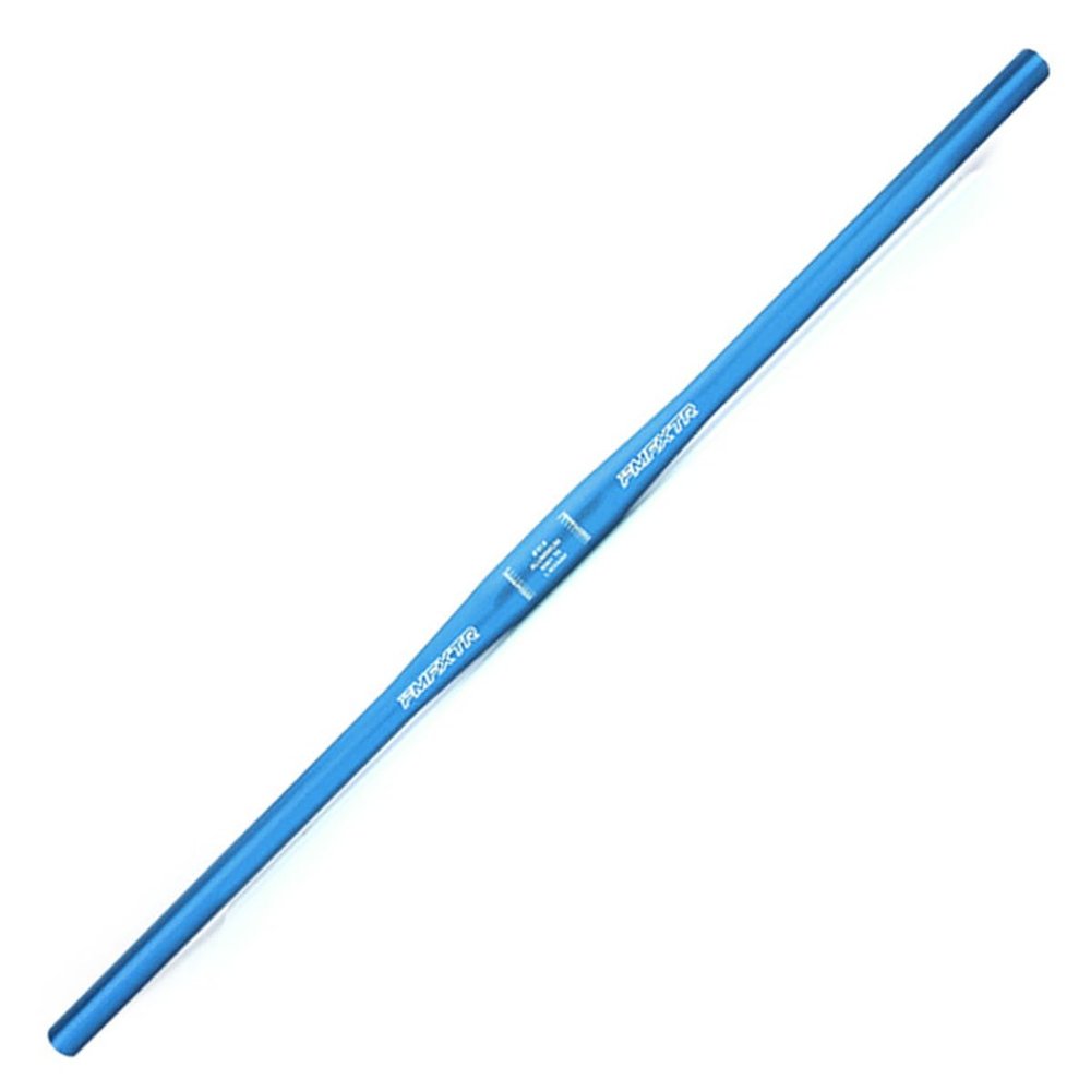 DELVOYE MTB Flat Handlebar 31.8mm*700/800mm Extra Long Bicycle Flat Bar Aluminium Alloy Mountain Bike Road Bike Downhill Handlebars (Color : Blue, Size : 800mm)
