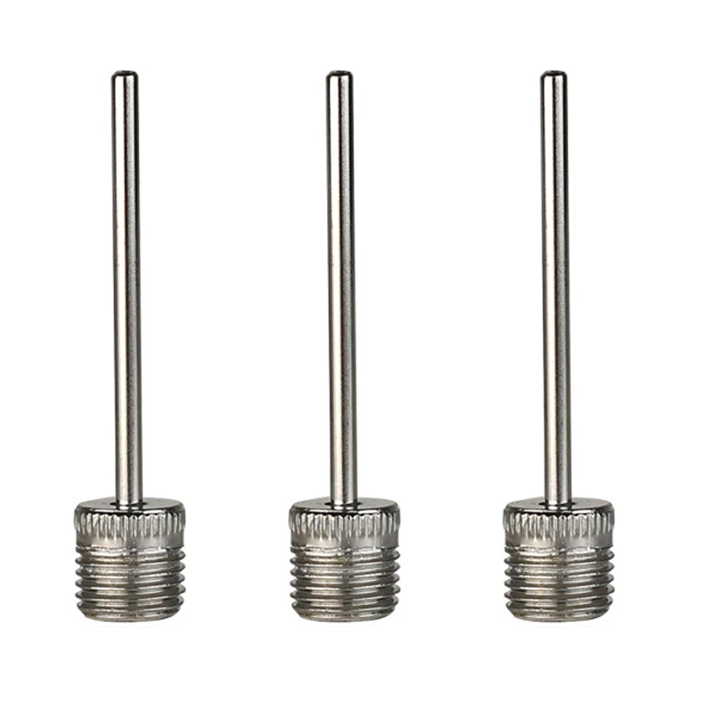 Leimezsty 3/6pcs Stainless Steel Balls Pumps Inflation Needle Air Inflate Pumps Needle for Basketball Soccer Balls Volleyball Balls Pumps Inflation Needle Basketball Football Air Pumps Accessories