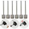 Leimezsty 3/6pcs Stainless Steel Balls Pumps Inflation Needle Air Inflate Pumps Needle for Basketball Soccer Balls Volleyball Balls Pumps Inflation Needle Basketball Football Air Pumps Accessories view 3