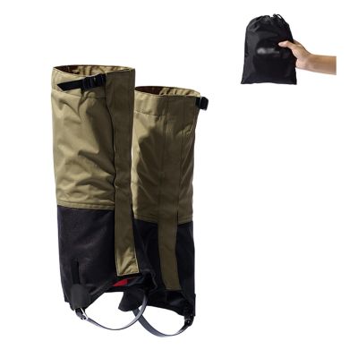 DeaRyU Leg Gaiters Waterproof Leggings and Adjustable Snow Boot Gaiters for Hiking, Walking, Hunting, Mountain Climbing and Snowshoeing,one Size (Color : Color 2, Size : One Size)