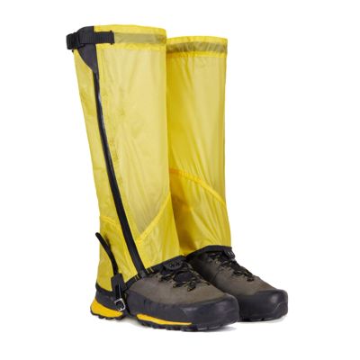 DeaRyU Leg Gaiters Waterproof Leggings and Adjustable Snow Boot Gaiters for Hiking, Walking, Hunting, Mountain Climbing and Snowshoeing (Color : Yellow, Size : X-Small)