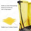 DeaRyU Leg Gaiters Waterproof Leggings and Adjustable Snow Boot Gaiters for Hiking, Walking, Hunting, Mountain Climbing and Snowshoeing (Color : Yellow, Size : X-Small) view 3