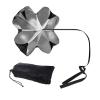 HERCHR Running Umbrella, Speed Resistance Parachute with Adjustable Strap Black Running Speed Chute Parachute for Acceleration Training view 1