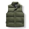Ymosrh Down Jackets for Men, Casual Outdoor Work Fishing Travel Sleeveless Vest Jacket Coat Chaquetas para Hombre Puff Jacket Men's Lightweight Black Jacket Men Puffer Jacket Coats (5XL, Army Green) view 2