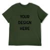 Custom T-Shirt - Add Your Text, Name, Words, Quote, Sayings, Picture, Photo, 4XL Army Green view 2