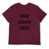 Custom T-Shirt - Add Your Text, Name, Words, Quote, Sayings, Picture, Photo, XL Maroon view 2