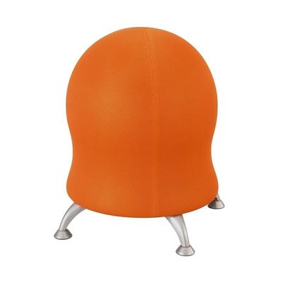 Pemberly Row Modern/Contemporary Ball Chair in Orange Finish