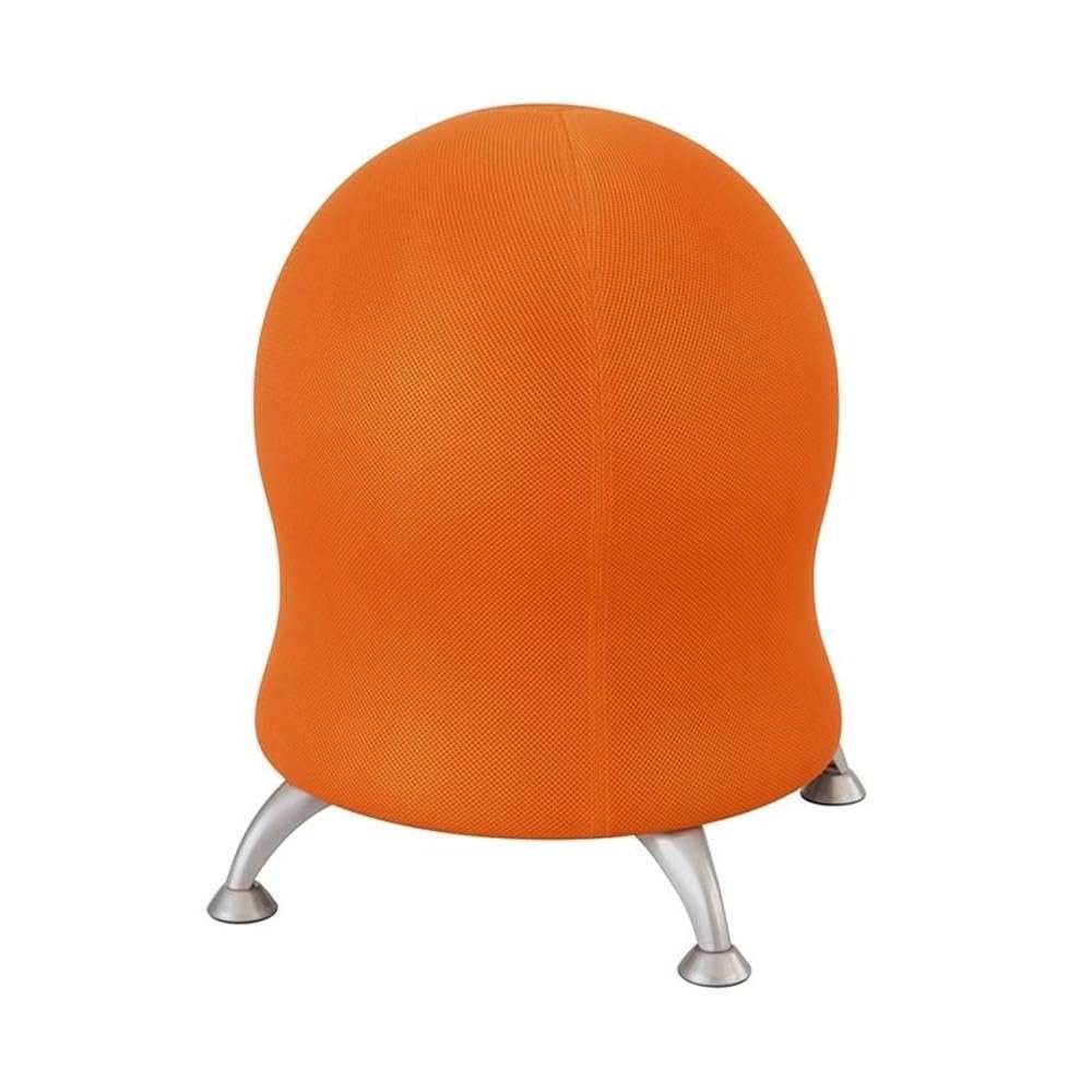 Pemberly Row Modern/Contemporary Ball Chair in Orange Finish