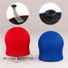 Pemberly Row Modern/Contemporary Ball Chair in Orange Finish view 3