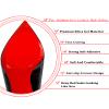 CZBYXA12 Red Bottom Shoe Sole Protector Compatible with Christian Louboutin Heels | Non-Slip Sole Pads for Shoes | Anti-Slip Grips for Shoe Bottom Repair, Protection & Traction(Red,4.3"x3.0" MF 10Pcs) view 3