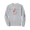 Pickleball Paddle & Text Pickleball Player Word Art Sweatshirt view 1