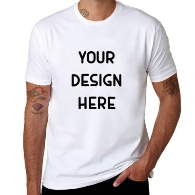 Custom T-Shirt - Add Your Text, Name, Words, Quote, Sayings, Picture, Photo, S White