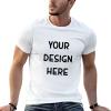 Custom T-Shirt - Add Your Text, Name, Words, Quote, Sayings, Picture, Photo, S White view 4