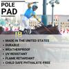We Pad It Safety Pole Pad, 4 FT Tall, 1 Thick Foam, Weatherproof, UV-Resistant, Hook/Loop Closure, Pickleball Pole Pad view 4