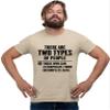 4X-Large Sand There are 2 Types of People Those Who Can Extrapolate T-Shirt view 1