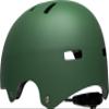 Bell Local Adult BMX Bike Helmet - Matte Dark Green (2024), Medium view 3