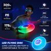 Fortikpo Glow in The Dark LED Flying Disc - 7 Dynamic Modes, 7 Colors, IP65 Waterproof, Perfect Birthday & Camping Gift for Men/Boys/Teens/Kids - Outdoor Games & Cool Toys, 175g view 2