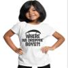Small White Youth Where We Dropping Boys Gaming Gift Gamers T-Shirt view 2