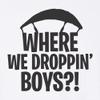 Small White Youth Where We Dropping Boys Gaming Gift Gamers T-Shirt view 3
