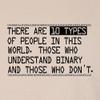 XX-Large Sand There are 10 Types of People in This World Binary Fun T-Shirt view 4