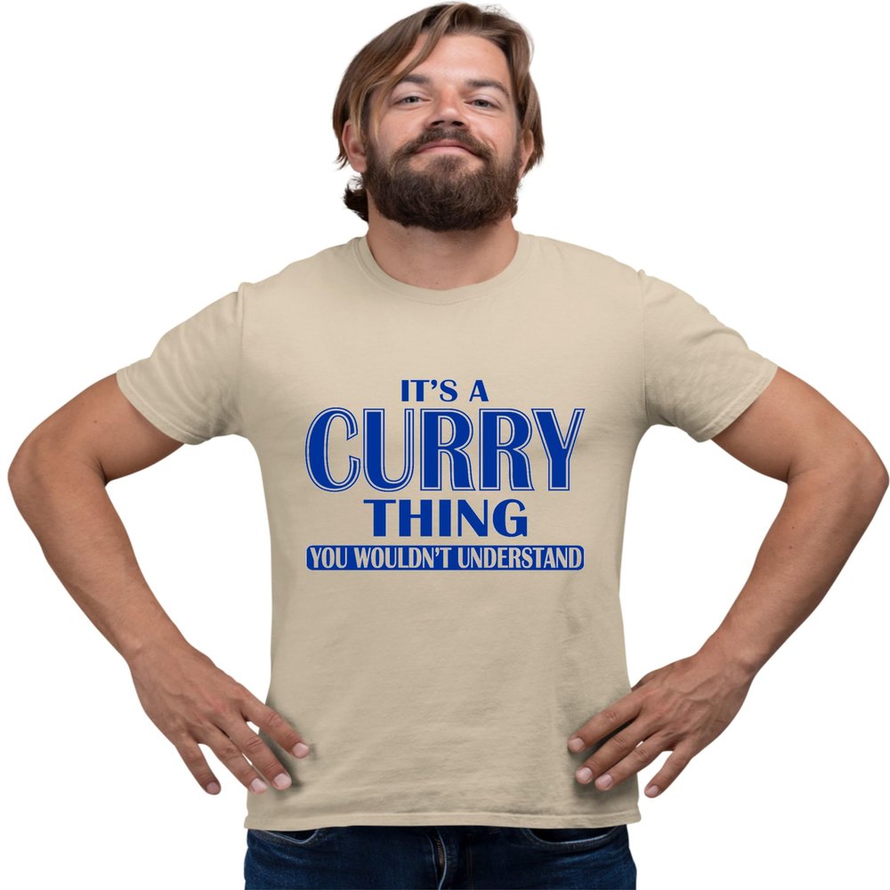 3X-Large Sand It's A Curry Thing You Wouldn't Understand T-Shirt