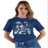 4X-Large Navy Blue Mens Bigfoot Elvis Loch Ness Monster Alien UFO Jam Session T-Shirt view 3