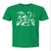 3X-Large Kelly Green Mens Bigfoot Elvis Loch Ness Monster Alien UFO Jam Session Deluxe Soft T-Shirt view 1