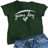 3X-Large Forest Green Game Day Football T-Shirt