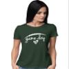 3X-Large Forest Green Game Day Football T-Shirt view 2