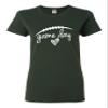 3X-Large Forest Green Game Day Football T-Shirt view 3