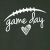 3X-Large Forest Green Game Day Football T-Shirt view 4