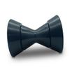 Boat Bow Trailer Roller Assembley with End Bells with 1/2" Shaft, fits 3" 3.5" 4" Bracket (Black, 3") view 1