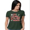 Go All Out XX-Large Forest Green Baby It's Cold Outside Christmas Fashion T-Shirt view 2