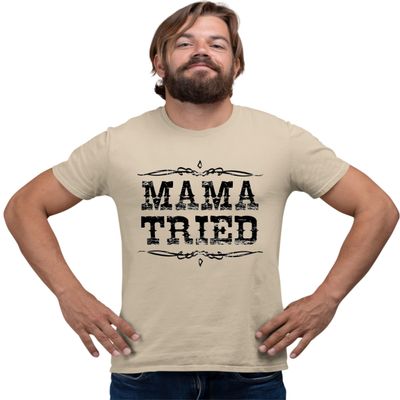 Go All Out XX-Large Sand Mama Tried Retro Country Music T-Shirt