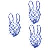 BESPORTBLE 3pcs Heavy Duty Drawstring Mesh Net Nylon Soccer Carrier Storage Bag for Basketball Football and More Design Closure for Schools and Training Institutions view 1