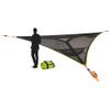 Tentsile Trillium Giant Hammock, The Original Tree Tent Company, 3 Adult Capacity, Anti-Roll, Central Hatch, Ratches and Straps Included, Designed in The UK (3 Person, Black Mesh) view 1