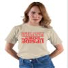 Large Sand Mens Sorry I Can't I'm Stuck in The Upside Down T-Shirt view 2