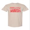 Large Sand Mens Sorry I Can't I'm Stuck in The Upside Down T-Shirt view 3