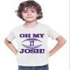 X-Large White Oh My Josh T-Shirt view 1