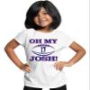 X-Large White Oh My Josh T-Shirt view 2
