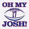 X-Large White Oh My Josh T-Shirt view 3